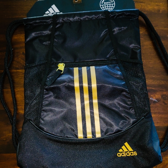 adidas Other - Adidas Alliance II Sackpack - Black/Gold